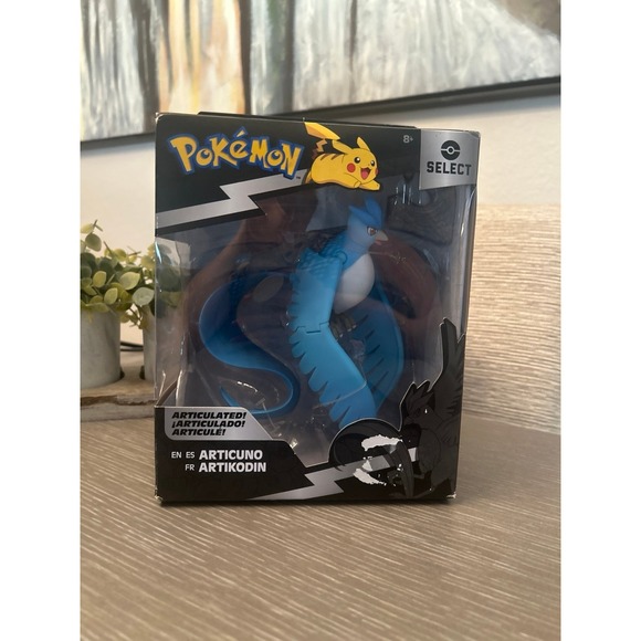 Pokemon select figure Articuno from jazwares articulated NIB